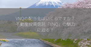 VNQの配当金はいくらですか？不動産投資信託「VNQ」の魅力に迫る！